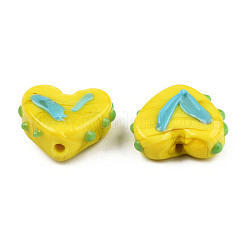 Opaque Handmade Bumpy Lampwork Beads Strands&nbsp;LAMP-T017-20-B02