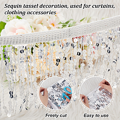 PET Tassel Trim&nbsp;DIY-WH0504-322B
