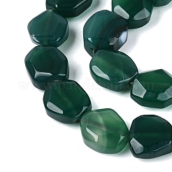 Dyed & Heated Natural Agate Beads Strands&nbsp;G-N359-15A-02