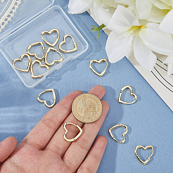 6 Pairs Brass Huggie Hoop Earrings&nbsp;EJEW-BBC0002-24