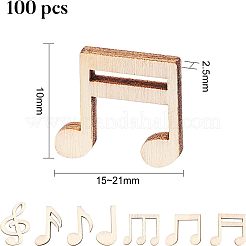 Wood Cabochons&nbsp;WOOD-WH0107-31