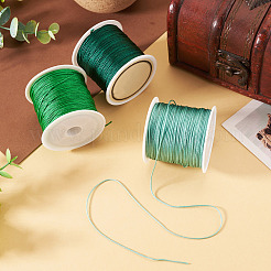 3 Rolls 3 Colors Nylon Braided Cord&nbsp;NWIR-TA0001-43C