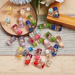 44 Pcs 11 Colors Glass Pendants&nbsp;GLAA-SZ0001-25