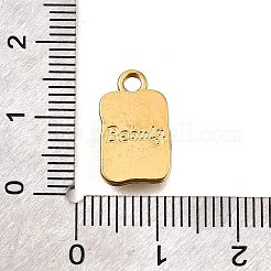 304 Stainless Steel Pendants&nbsp;STAS-A114-06G-A