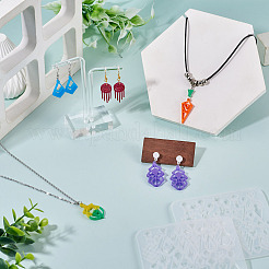 2Pcs 2 Styles DIY Silicone Pendant Molds&nbsp;SIMO-TA0001-21