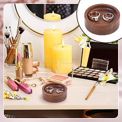 Wood Finger Ring Display Plate&nbsp;RDIS-WH0007-10