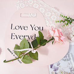 7Pcs Paper Single Flower Wrapping Paper Cards for Valentines Day&nbsp;DIY-WR0004-99