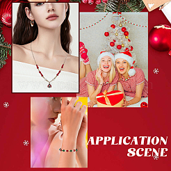 DIY Christmas Beads Jewelry Making Finding Kit&nbsp;EGLA-SC0001-28