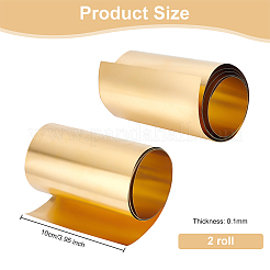 Brass Sheet&nbsp;DIY-WH0033-43G-02