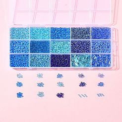 150G 15 Styles Baking Paint Glass Seed Beads&nbsp;SEED-FS0001-31A