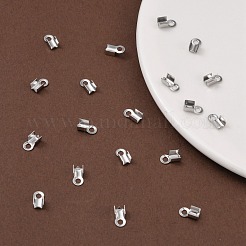 Tarnish Resistant 304 Stainless Steel Fold Over Crimp Cord Ends&nbsp;STAS-M009-01B