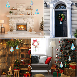 3Pcs 3 Styles Plastic Christmas Tree Pendant Decorations&nbsp;DIY-GF0011-69