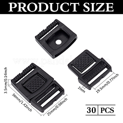 30Pcs Release Plastic Buckles&nbsp;DIY-BC0013-83