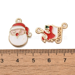 Christmas Theme Alloy Enamel Pendants&nbsp;FIND-M039-01I