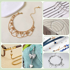 100Pcs 3 Styles PVD Vacuum Plating 304 Stainless Steel Lobster Claw Clasps&nbsp;STAS-PH0006-55