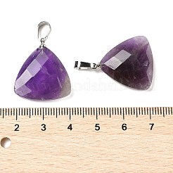 Natural Amethyst Pendants&nbsp;G-L614-D04-P01