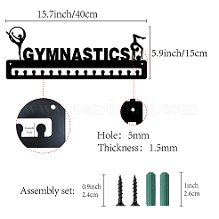 Fashion Iron Medal Hanger Holder Display Wall Rack&nbsp;ODIS-WH0021-111