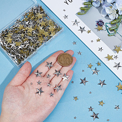 600Pcs 4 Styles Alloy & Brass Costume Accessories&nbsp;DIY-CY0002-24P