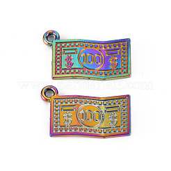 Rainbow Color Alloy Charms&nbsp;PALLOY-S180-255-NR