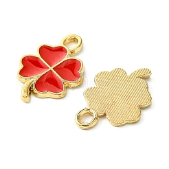 16Pcs 4 Colors Rack Plating Alloy Enamel Pendants&nbsp;ENAM-FS0001-76