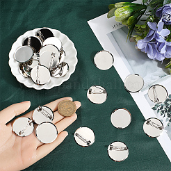 50Pcs Alloy Blank Brooches&nbsp;FIND-SC0011-79