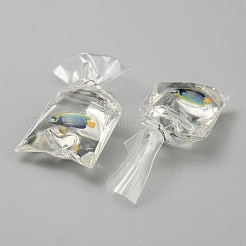 Transparent Resin Big Pendants&nbsp;RESI-TAC0024-01G