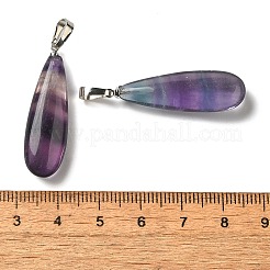 Natural Colorful Fluorit Pendants&nbsp;G-Q192-07P-05
