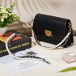2Pcs 2 Styles Plastic Imitation Pearl Beaded Bag Handles&nbsp;FIND-WR0007-91