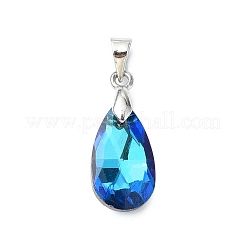 Electroplated Glass Pendants&nbsp;PALLOY-JF03062