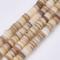 Natural Freshwater Shell Beads Strands&nbsp;X-SHEL-N003-02