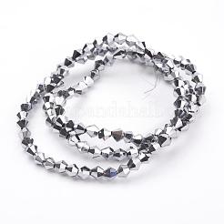 Electroplate Glass Beads Strands&nbsp;EGLA-S057-4