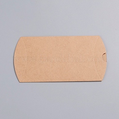 Kraft Paper Pillow Candy Box&nbsp;CON-WH0070-97A-02