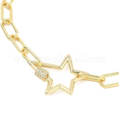 304 Stainless Steel Paperclip Chain Necklaces&nbsp;NJEW-JN06369-02