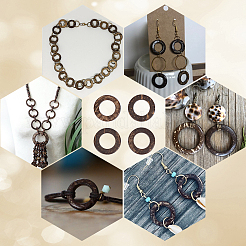 200Pcs Coconut Linking Rings&nbsp;COCO-SC0001-03