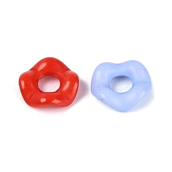 Opaque Acrylic European Beads&nbsp;OACR-Q197-07-A