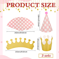 Paper Party Hats&nbsp;DIY-WH0591-295