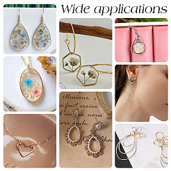 90Pcs 12 Style Teardrop Brass Linking Rings&nbsp;KK-PH0009-91