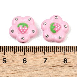 Baking Paint Alloy Rhinestone Beads&nbsp;RB-CBAABB5-01