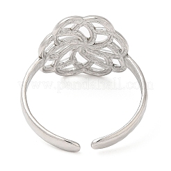 Non-Tarnish 304 Stainless Steel Open Cuff Rings&nbsp;RJEW-K245-80P