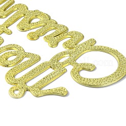Word Merry Christmas Plastic Pendants Decoration&nbsp;HJEW-WH0042-75