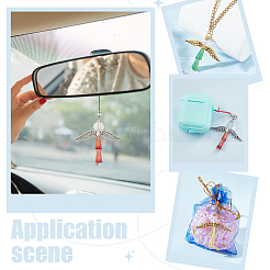 Alloy Glass Pendants&nbsp;PALLOY-GA00005