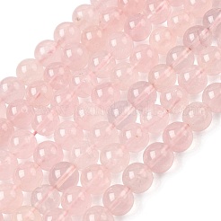 Natural Madagascar Rose Quartz Beads Strands&nbsp;G-B167-A03-10mm