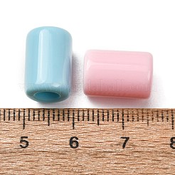 Opaque & Transparent Acrylic European Beads&nbsp;AC-CBABC78-11