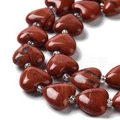 Natural Red Jasper Beads Strands&nbsp;G-E614-A14-01