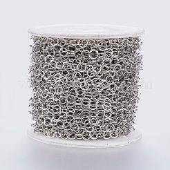 Tarnish Resistant Handmade 304 Stainless Steel Cable Chains&nbsp;STAS-G038-14P
