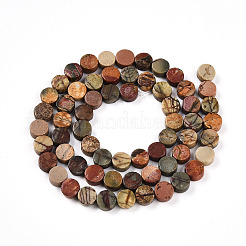 Natural Picasso Jasper/Polychrome Jasper Beads Strands&nbsp;G-N346-06A-04