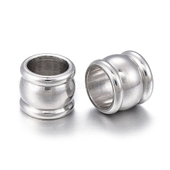 Non-Tarnish 201 Stainless Steel European Beads&nbsp;STAS-F255-056P