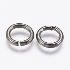 Iron Open Jump Rings&nbsp;X-IFIN-F136-01B