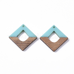 Resin & Walnut Wood Pendants&nbsp;RESI-S358-28