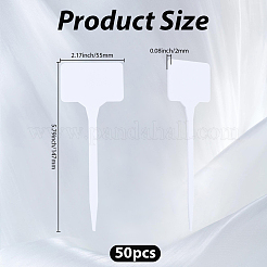 50Pcs Plastic Plant Labels&nbsp;FIND-SP0005-64A